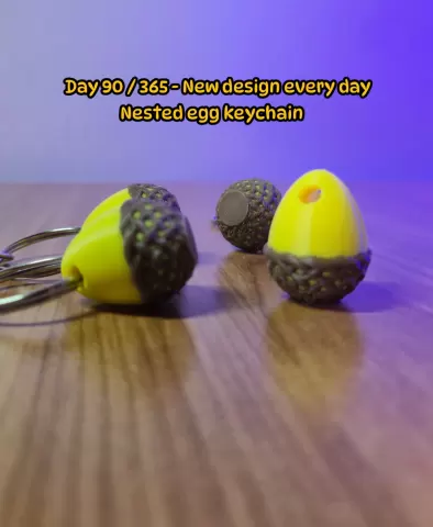 Easter Egg key chain