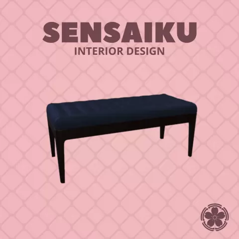 Miniature Replica 1:12 Carlo Ballabio 211. Porada Webby Bench for Miniature Dollhouse - 3D Print In