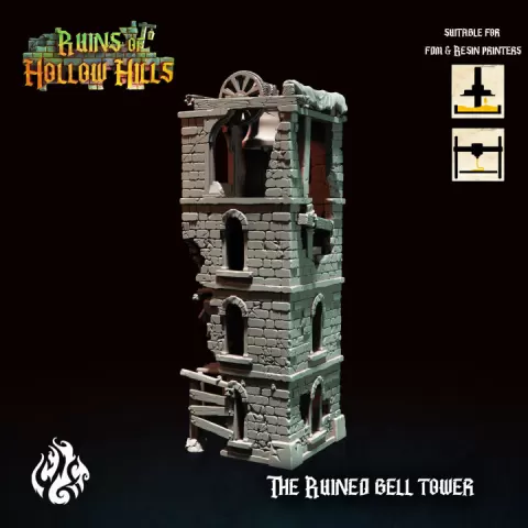 The Ruined Bell Tower - Ruins of Hollow Hills by Crippled God Foundry