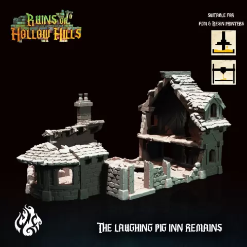 The Laughing Pig Inn Remains - Ruins of Hollow Hills by Crippled God Foundry