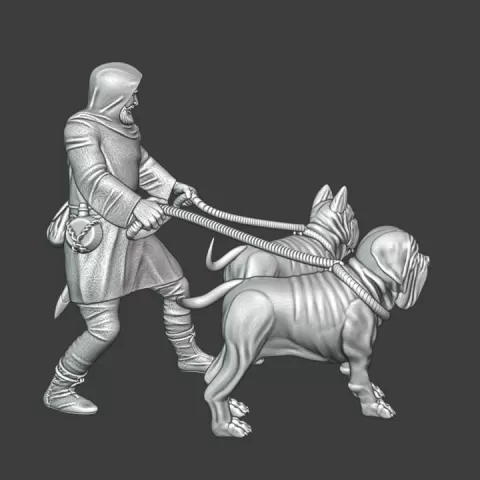 Medieval Dogs of War - attack dogs by Northern Crusades Miniatures