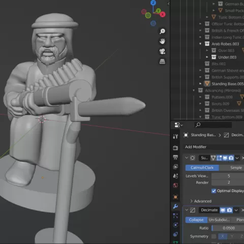 The Great War: Near East & Gallipoli Blender Files WWI-3 by Turner Miniatures