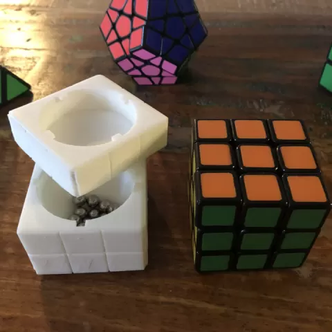 rubiks cube box by BIGEASYART