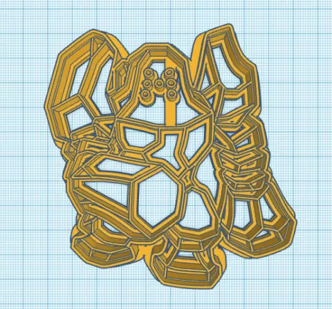Pokemon: Regirock Cookie Cutter
