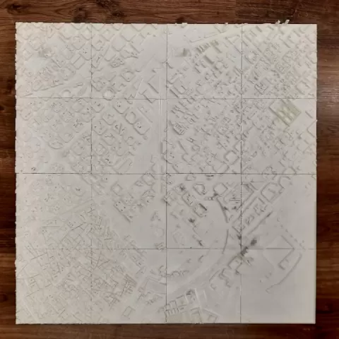 3D Barcelona | Digital Files | 3D STL File | Barcelona 3D Map | 3D City Art | 3D Printed Landmark | Model of Barcelona Skyline | 3D Art by 3DCityframes