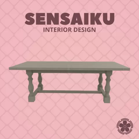Miniature Replica 1:12 Gramercy Home 163. Stein Table 301.003 for Miniature Dollhouse - 3D Print In