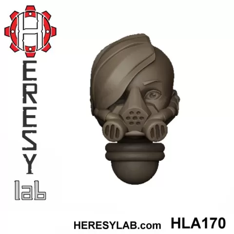 Heresylab - Female Sci-Fi heads for conversions SET 16 of 21 by HeresyLab