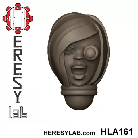 Heresylab - Female Sci-Fi heads for conversions SET 15 of 21 by HeresyLab