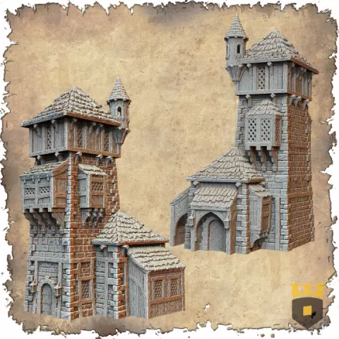 Leichheim - Watchtower by 3Dlayeredscenery