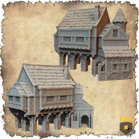 Leichheim - Thieves guild by 3Dlayeredscenery