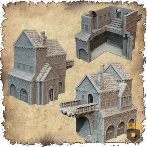 Leichheim - Courthouse by 3Dlayeredscenery