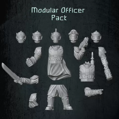 Dragoon Modular Officers Pack by Quartermaster3D