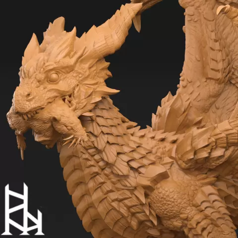 Pseudodragon by 3DArtGuy