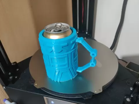 Dwarven mining mug 330ml can holder cup