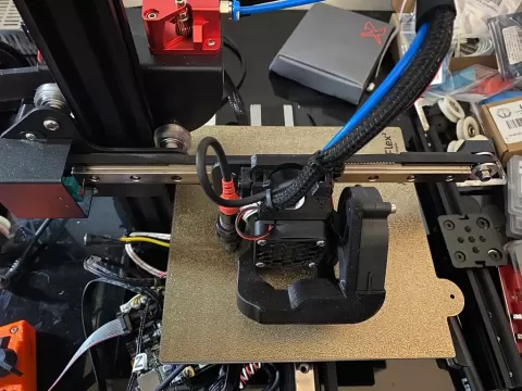 Kingroon KP3 X Axis Linear Rail Mod