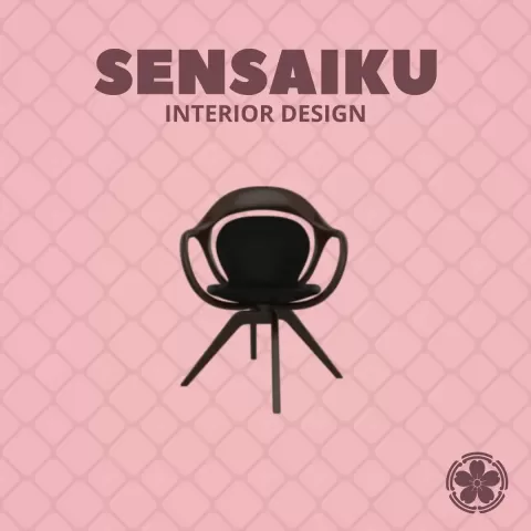 Miniature Replica 1:12 Giorgetti 89. Norah Chair for Miniature Dollhouse - 3D Print Instant Downloa