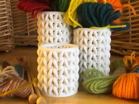 Knit Cylinder (Medium)