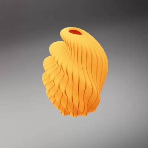 Ocean wave vases