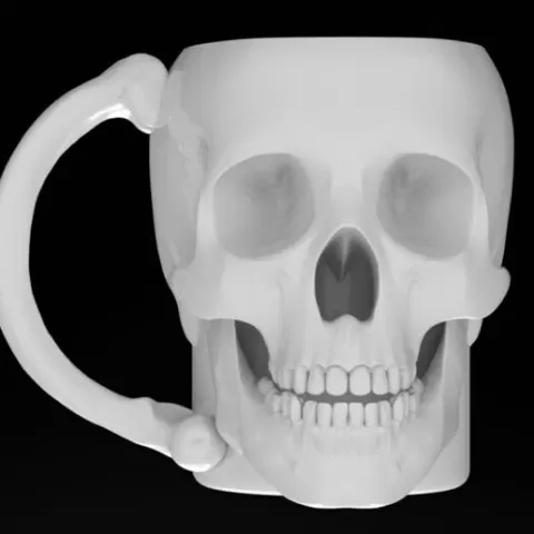 skull mug