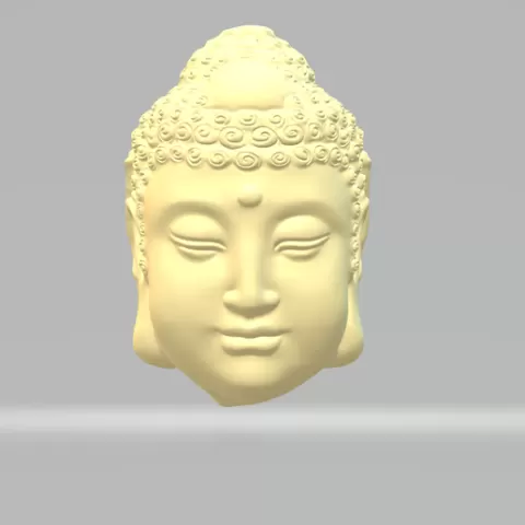 Buddha And Devil Head 3D print model