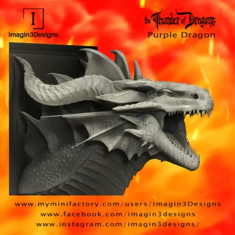 Venix'aitrix -The Curse of Iodel- The Purple Dragon by Imagin3Designs