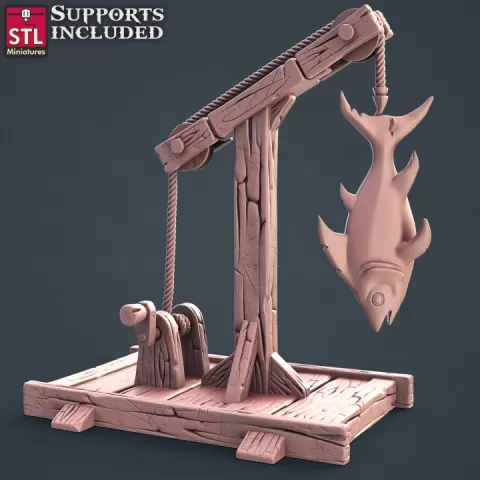 Fisherman Post by STL Miniatures