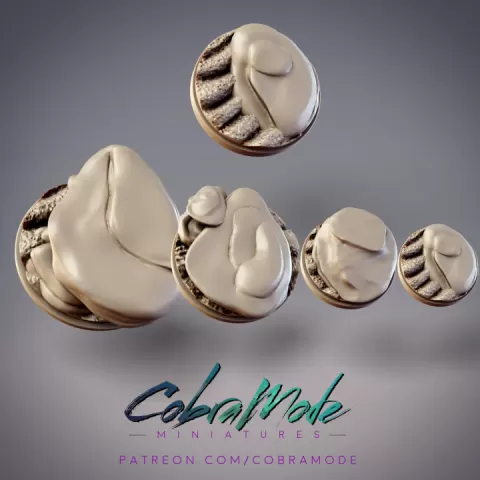 Rock Alcove Base Pack (4pcs) by CobraMode