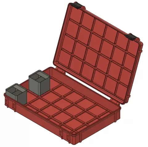 Rugged Gridfinity Box (Parametric)