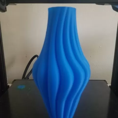 Distorted Ridged Vase