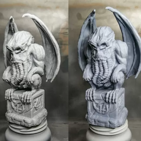 Cthulhu Statue by Keith Talbot