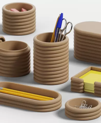 EXTRUSION Collection - Desk Organizer Set