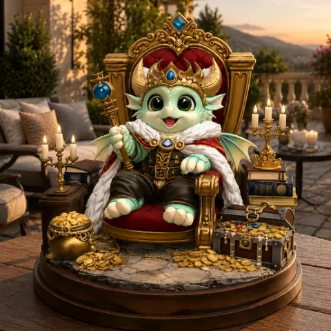 Dragon King STL File for 3D Print