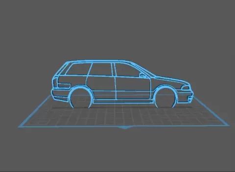 Audi - S4 B5 Wall Art
