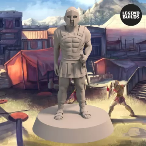 Realm of Eros City Guard - Pose 1 – 3D printable miniature – STL file by LegendBuilds