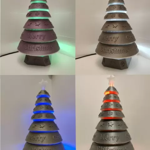 RGB Christmas Tree(Plain Model to Customize)