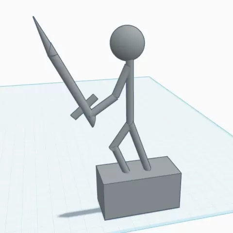 Swordwrath Statue - The 3D BROS