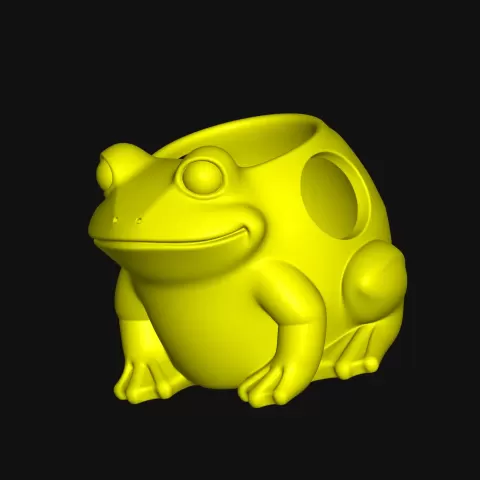frog planter