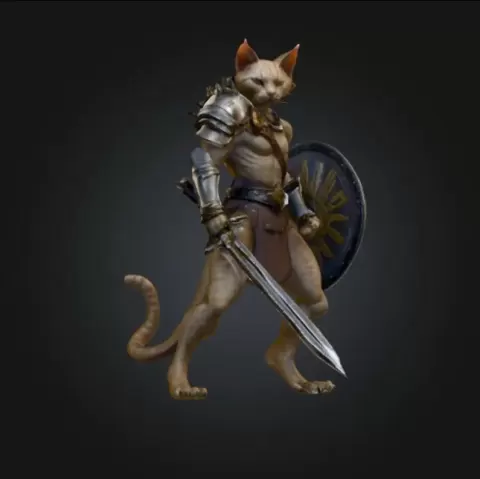 Cat warrior #2 - Foxtrot007