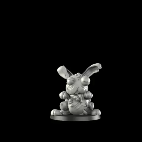 Rabbit zombie by Crosslances