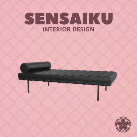 Miniature Replica 1:12 Ludwig Van Der Rohe 03. Barcelona Daybed for Miniature Dollhouse - Vitra - 3