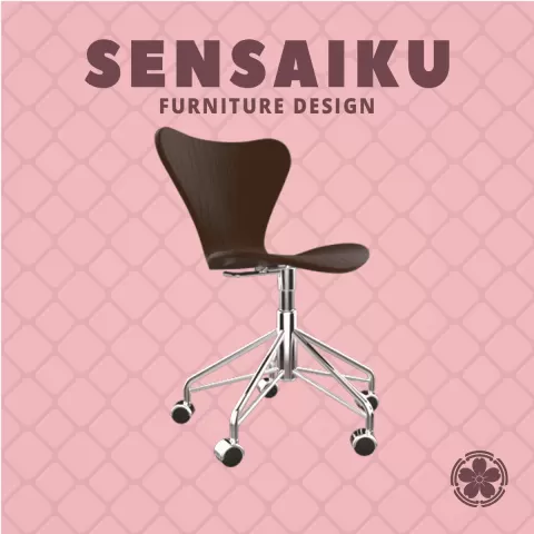 Miniature Replica 1:12 02. Arne Jacobsen Swivel 3107 Chair for Miniature Dollhouse - Vitra - 3D Pr