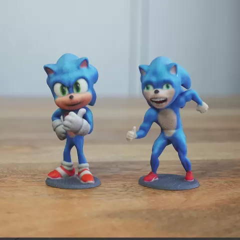 Bad Sonic by 3D Print Guy