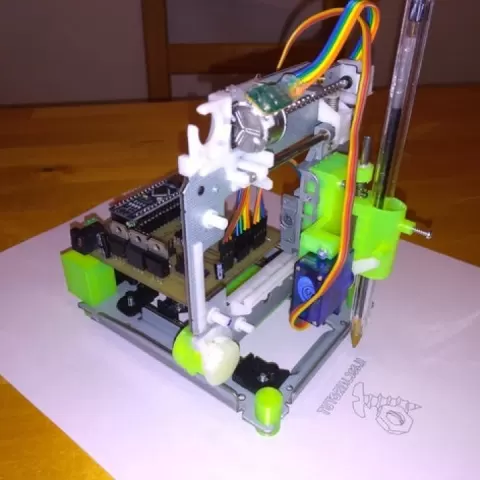Arduino mini plotter by Francesco