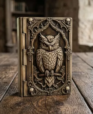 Gothic Owl Book Box