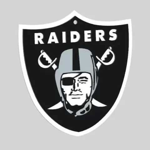 Las Vegas Raiders. in layers to be able to print in colors - Rulman00