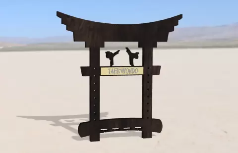 karate belt display