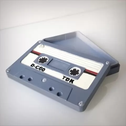Audio cassette box. by Alphonse Marcel