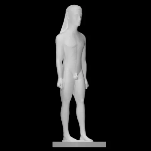 Marble Statue of a Kouros (youth) by Macaulay Honors College at CUNY