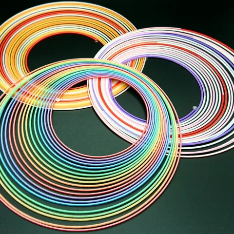 Multicolor Gradient Hexagonal Filament by DasMia
