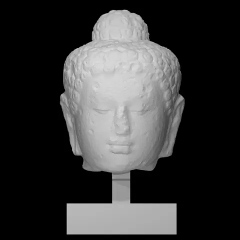 Head of the Buddha by Victoria and Albert Museum, London